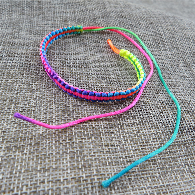Women's & Men's Hand-woven Colorful Braided Rope Carrying Strap May Dragon Boat Bracelet
