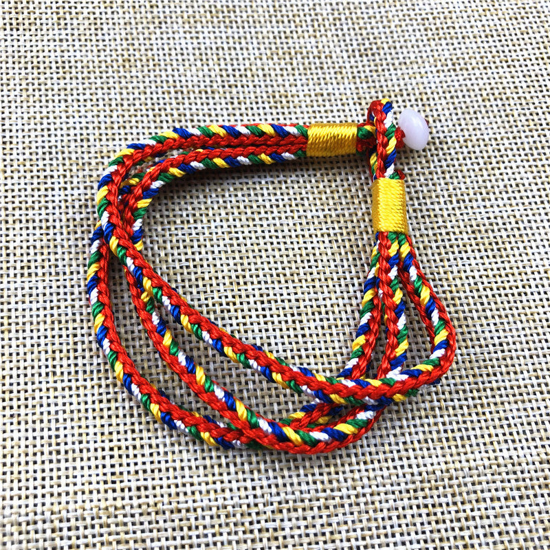 Women's & Men's Hand-woven Colorful Braided Rope Carrying Strap May Dragon Boat Bracelet