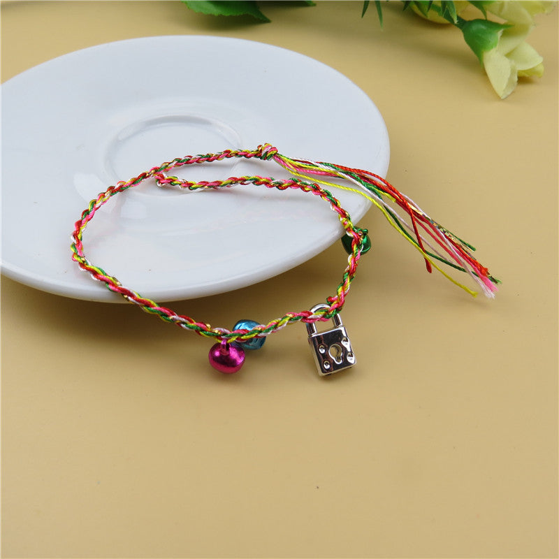 Women's & Men's Hand-woven Colorful Braided Rope Carrying Strap May Dragon Boat Bracelet