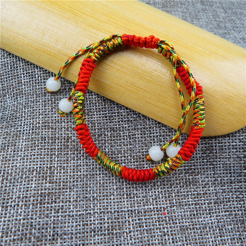 Women's & Men's Hand-woven Colorful Braided Rope Carrying Strap May Dragon Boat Bracelet
