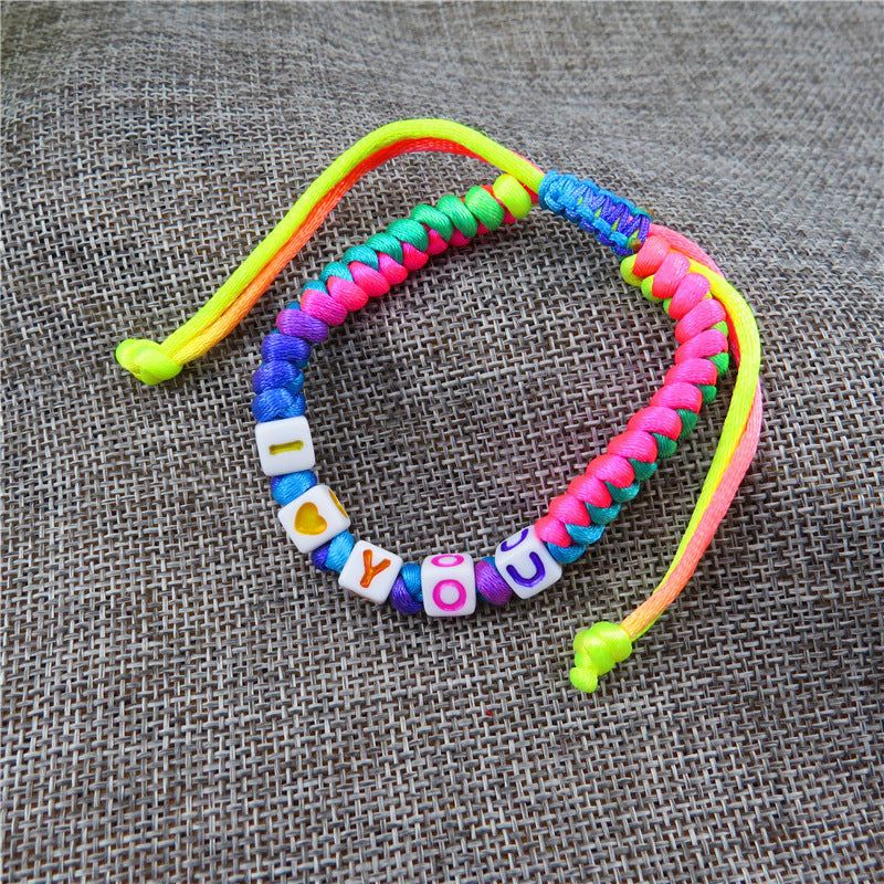 Women's & Men's Hand-woven Colorful Braided Rope Carrying Strap May Dragon Boat Bracelet