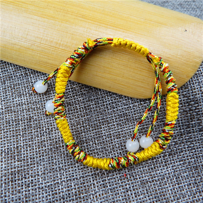 Women's & Men's Hand-woven Colorful Braided Rope Carrying Strap May Dragon Boat Bracelet