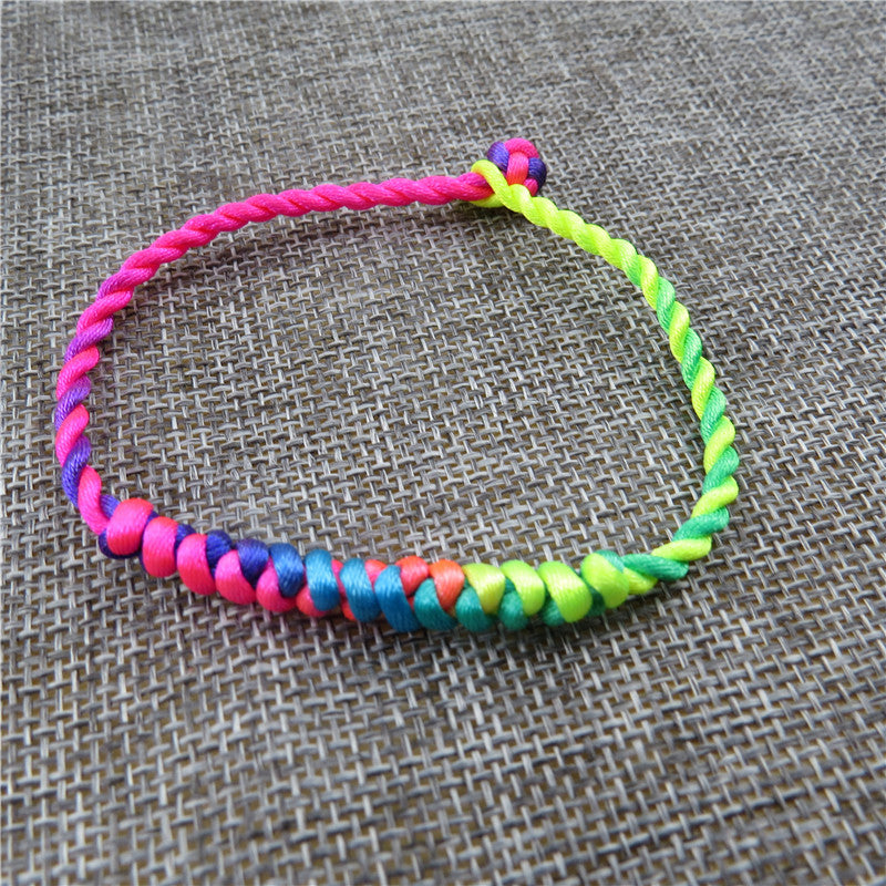 Women's & Men's Hand-woven Colorful Braided Rope Carrying Strap May Dragon Boat Bracelet