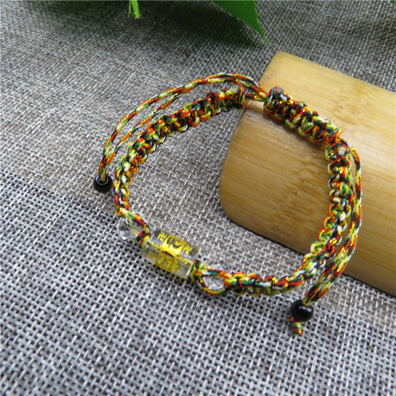 Women's & Men's Hand-woven Colorful Braided Rope Carrying Strap May Dragon Boat Bracelet