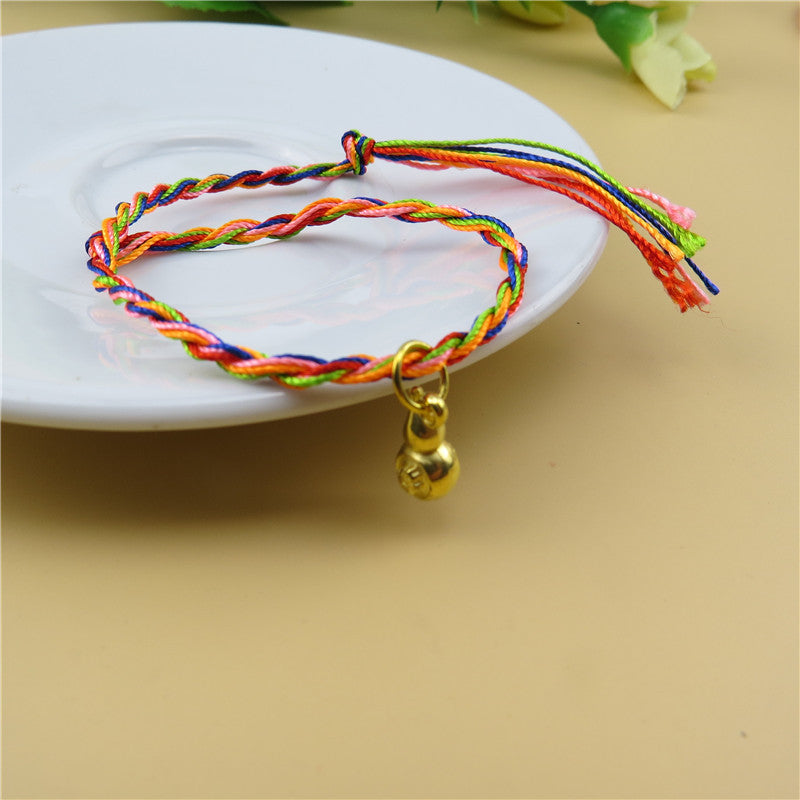 Women's & Men's Hand-woven Colorful Braided Rope Carrying Strap May Dragon Boat Bracelet