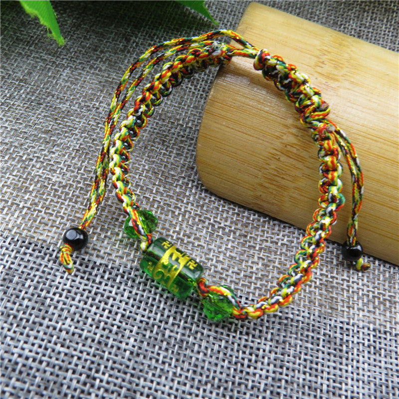 Women's & Men's Hand-woven Colorful Braided Rope Carrying Strap May Dragon Boat Bracelet