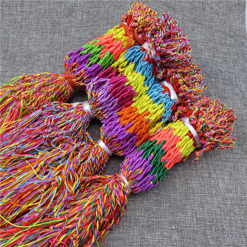 Women's & Men's Hand-woven Colorful Braided Rope Carrying Strap May Dragon Boat Bracelet