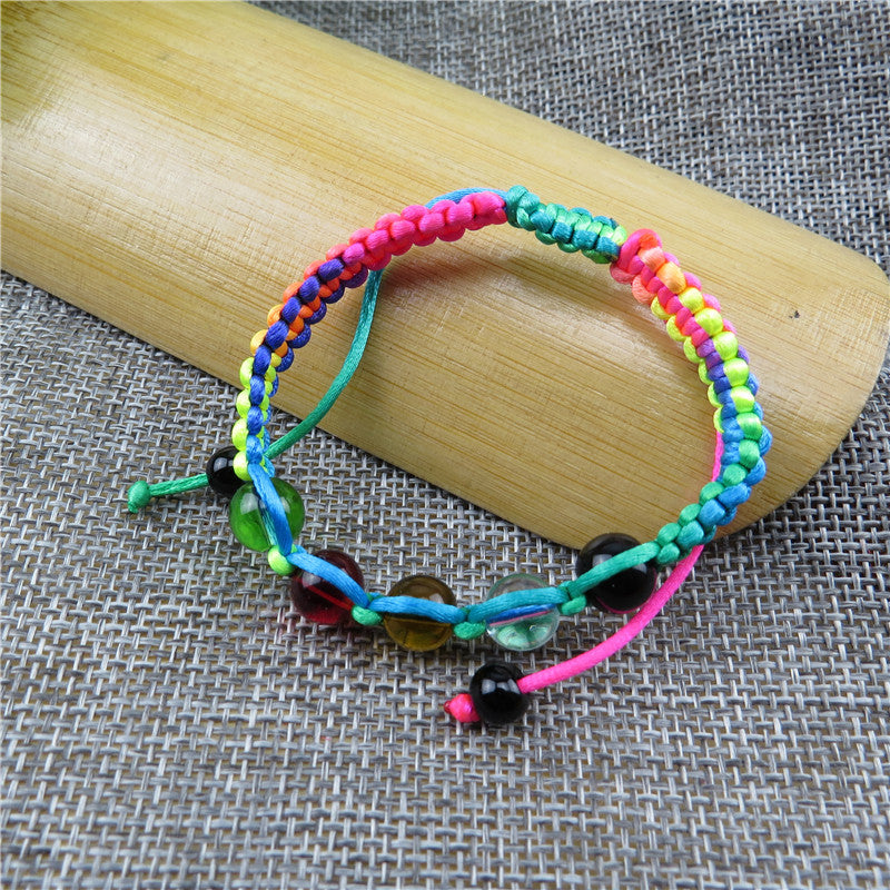 Women's & Men's Hand-woven Colorful Braided Rope Carrying Strap May Dragon Boat Bracelet