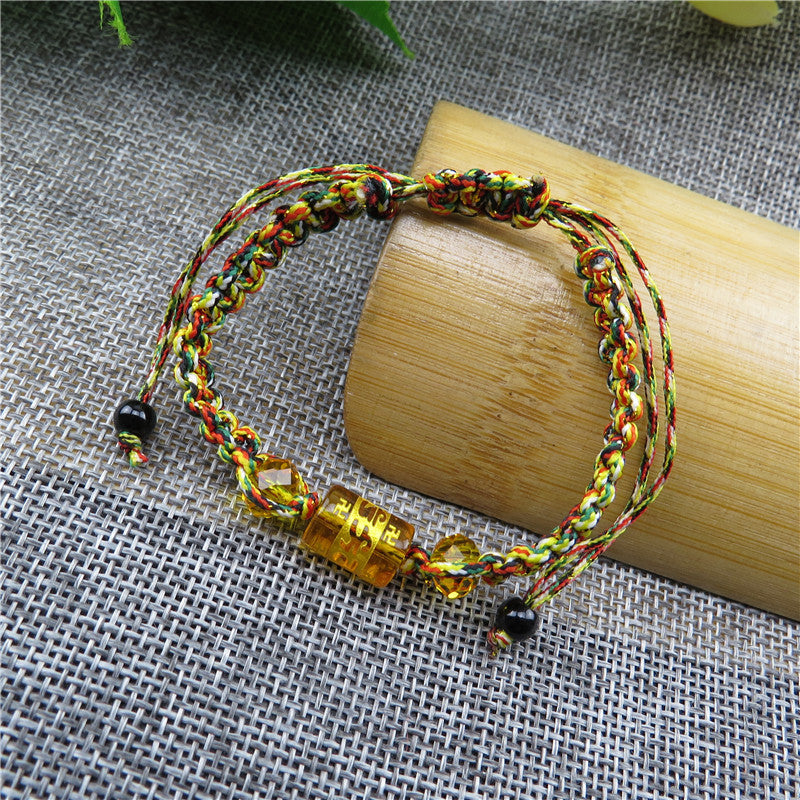 Women's & Men's Hand-woven Colorful Braided Rope Carrying Strap May Dragon Boat Bracelet