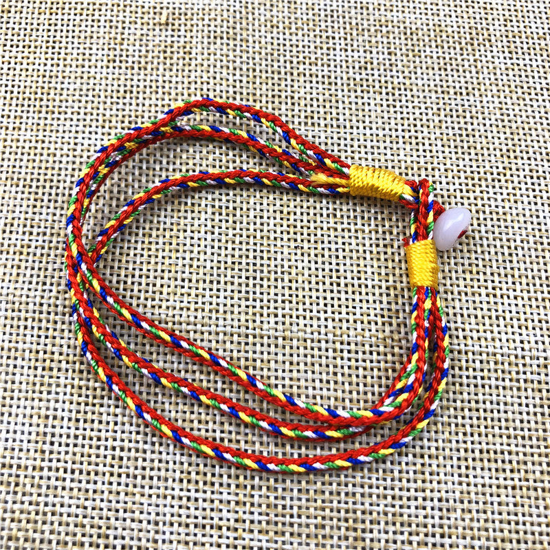 Women's & Men's Hand-woven Colorful Braided Rope Carrying Strap May Dragon Boat Bracelet