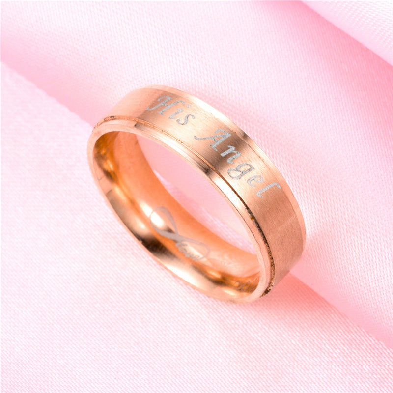 Casual Charming Stylish Angels Demons Couple Rings