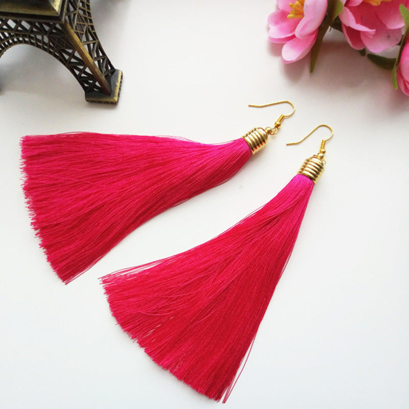 Ethnic Tassel No Clip Long Fringe Tourism Ear Line