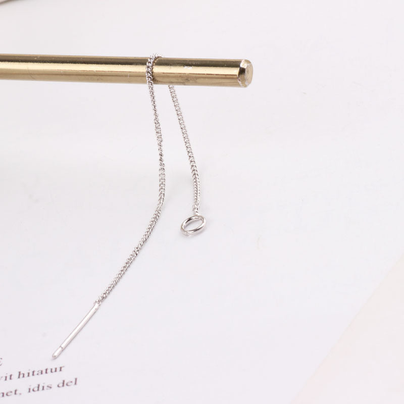 Color Retention Auricular Needle Material Thin Chain Minimalist Ear Line
