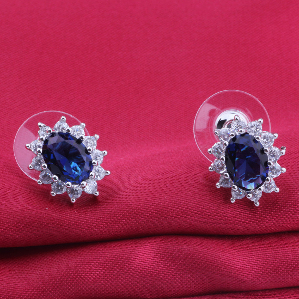 Micro Inlaid Zircon Sunflower British Kate Rings