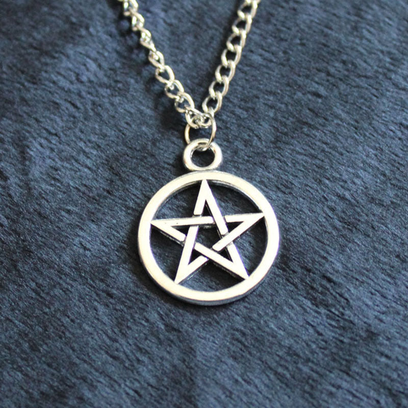 Beautiful Vintage Five-pointed Star Sweater Chain Necklace