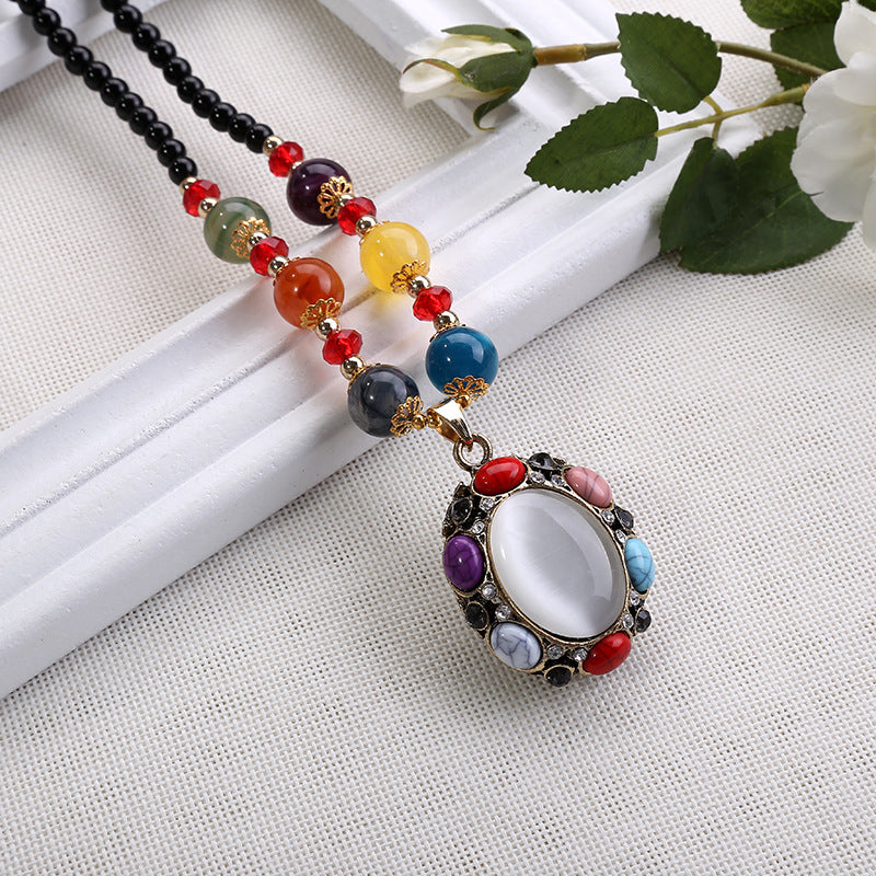 Casual Bohemian Ethnic Style Vintage Clothing Necklace