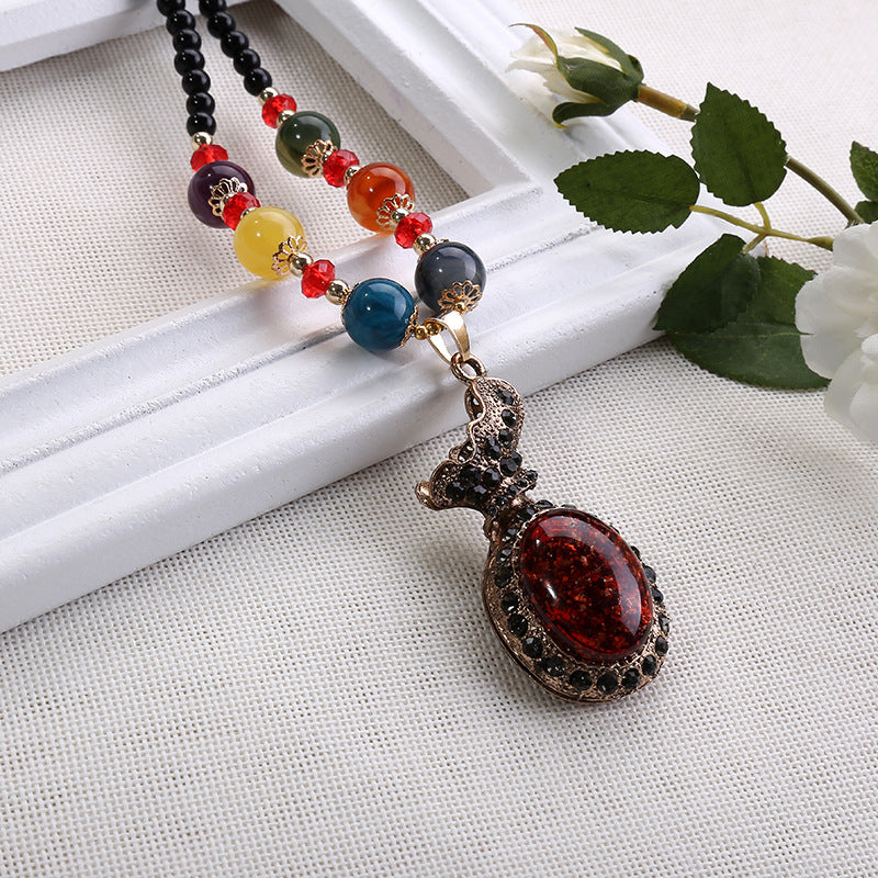 Casual Bohemian Ethnic Style Vintage Clothing Necklace