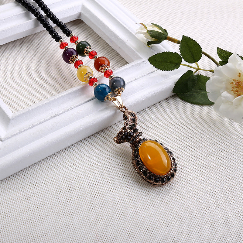 Casual Bohemian Ethnic Style Vintage Clothing Necklace