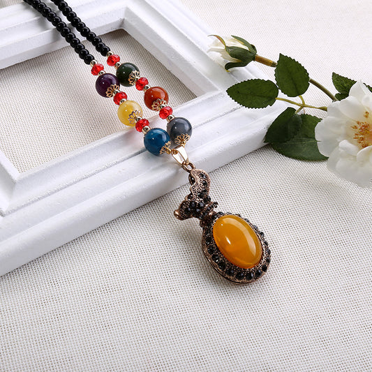 Casual Bohemian Ethnic Style Vintage Clothing Necklace