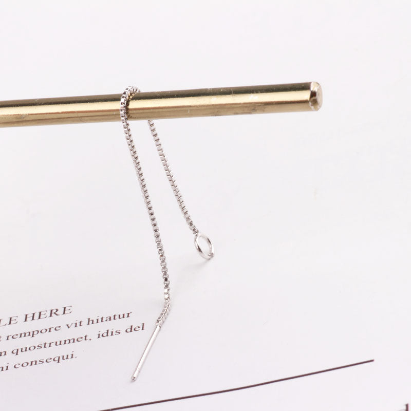 Color Retention Auricular Needle Material Thin Chain Minimalist Ear Line