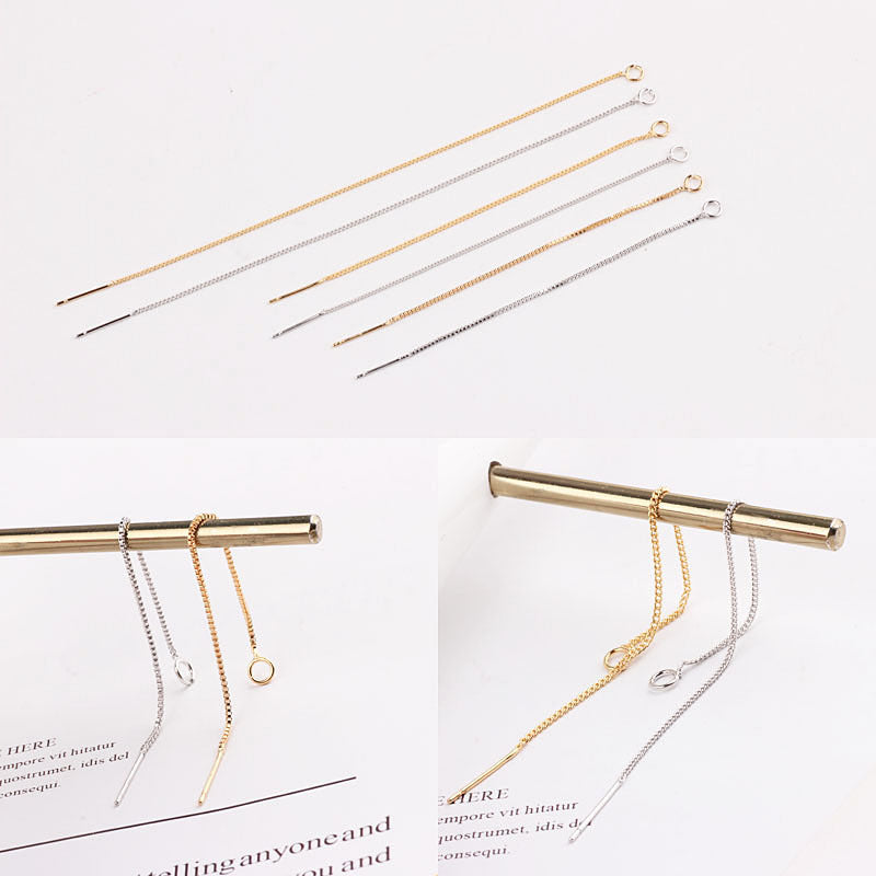 Color Retention Auricular Needle Material Thin Chain Minimalist Ear Line