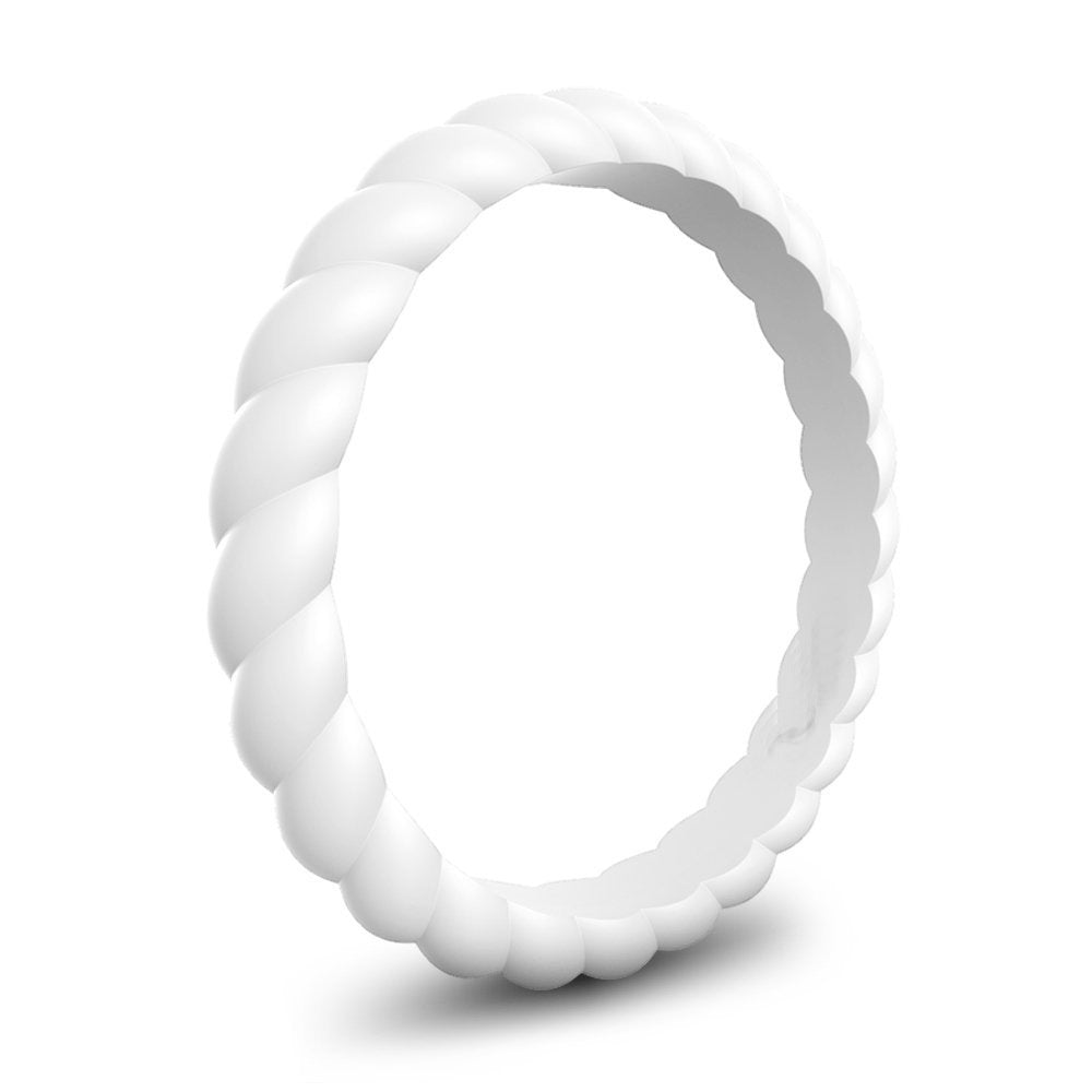 Women's Wide Twist Silica Gel Outdoor Sports Rings