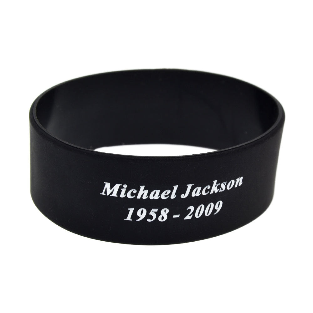 Attractive Silicone Jackson Hand Strap Wide Bracelets