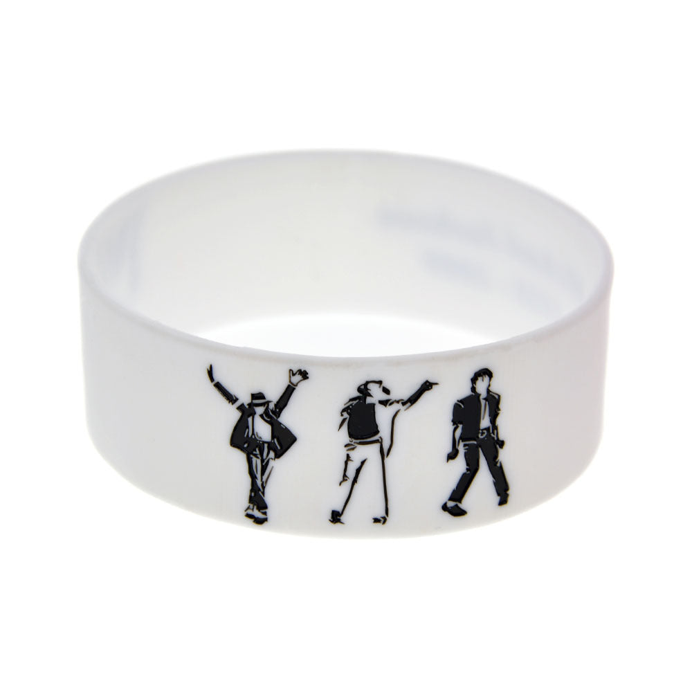Attractive Silicone Jackson Hand Strap Wide Bracelets