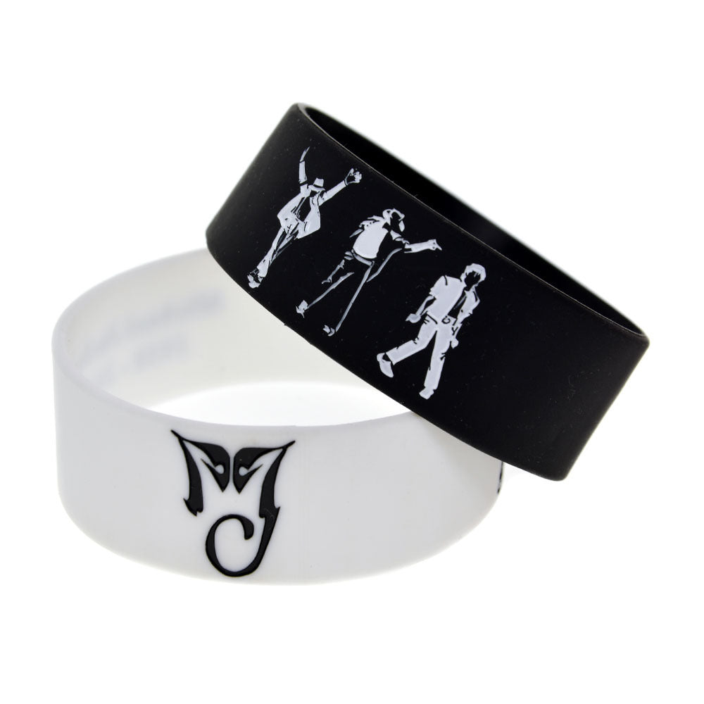 Attractive Silicone Jackson Hand Strap Wide Bracelets