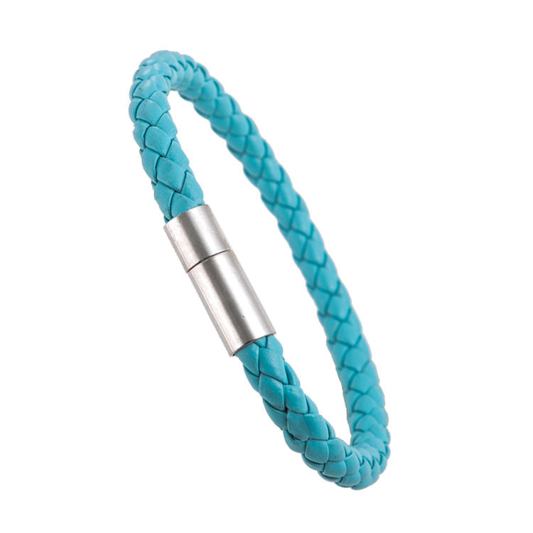 Men's Leather Rope Woven Simple Retro Plug Bracelets