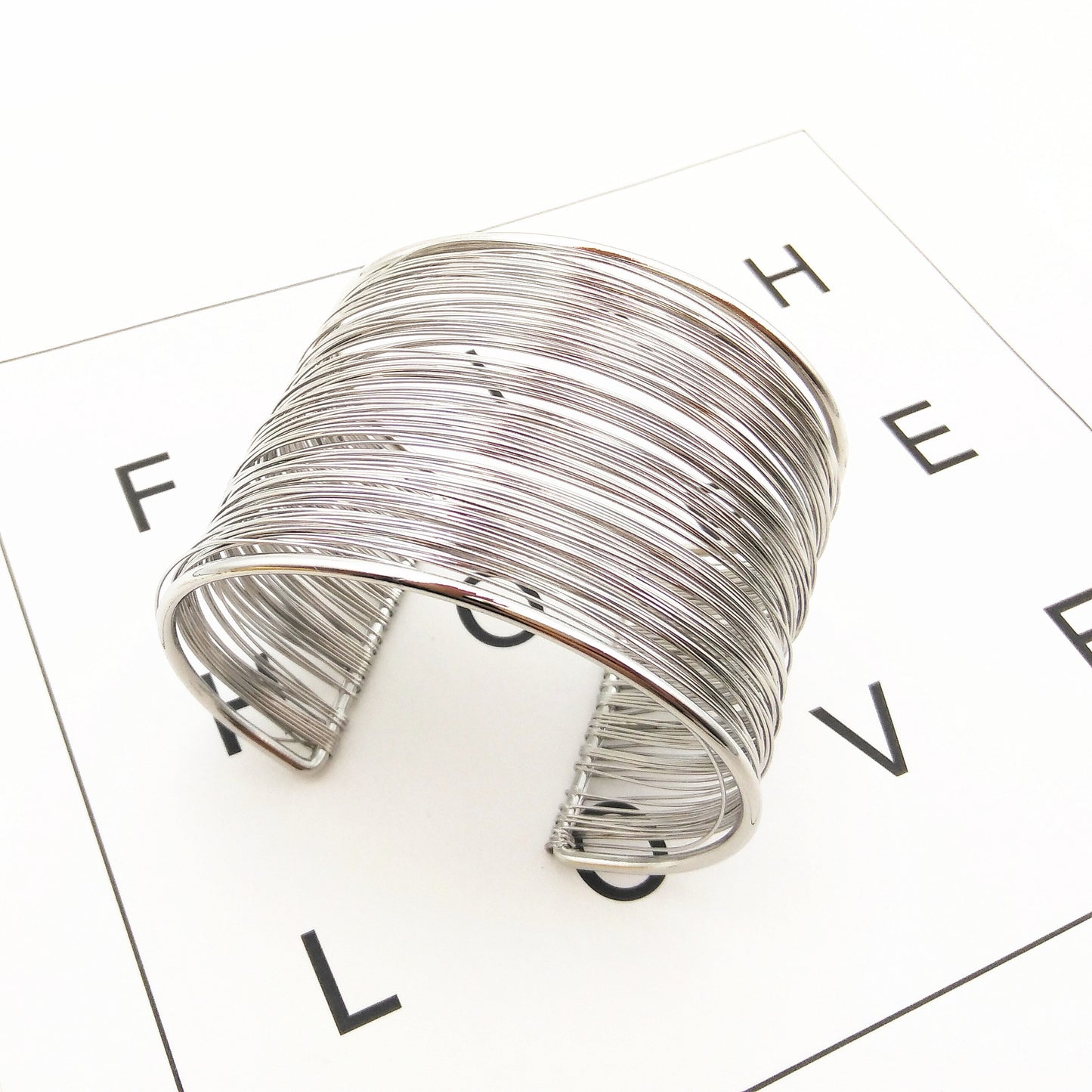 Casual Fashion Fine Iron Wire Open-ended Bracelets