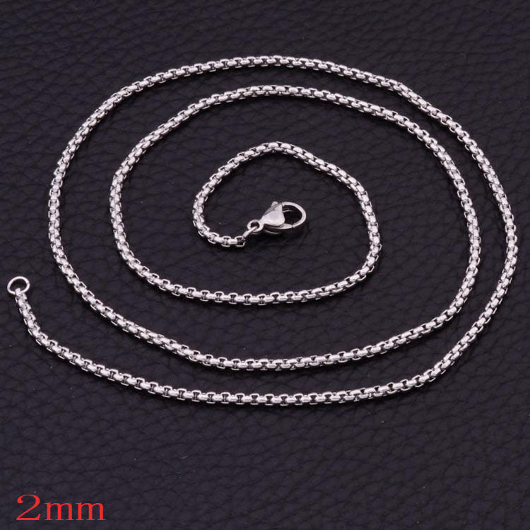 Women's Stainless Steel Square Pearl Fashion Short Necklaces