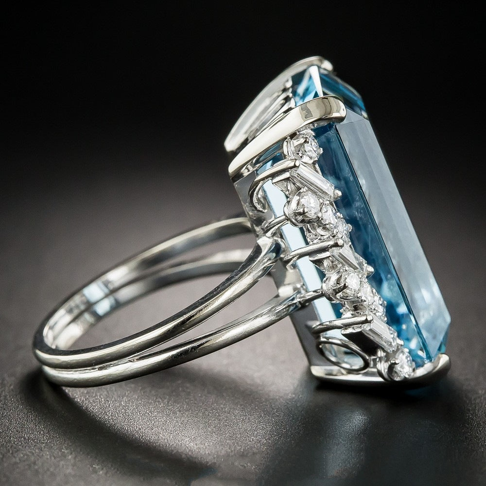 Slouchy Luxury Topaz Engagement Sapphire Hand Rings