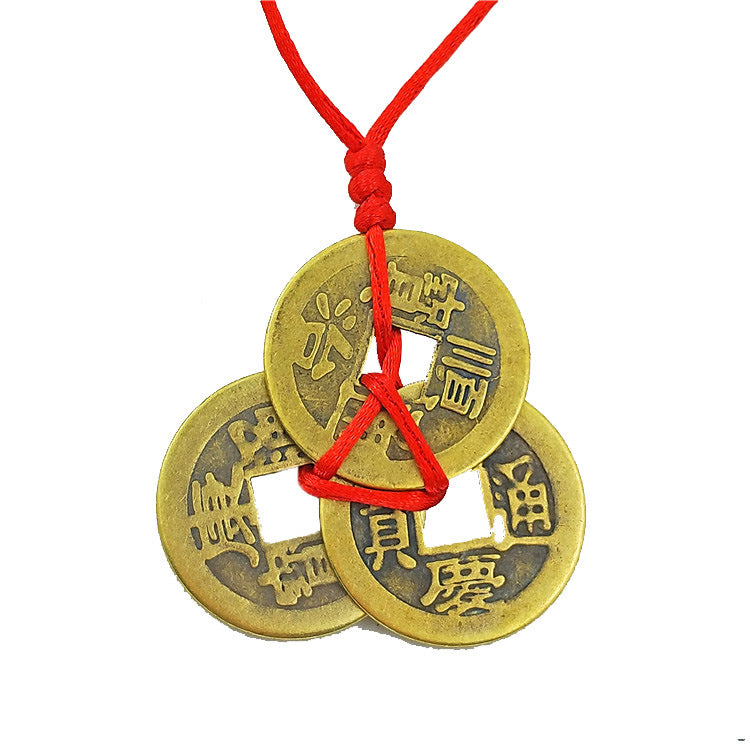 Ethnic Style Three Emperors Yuan Dynasty Pendants