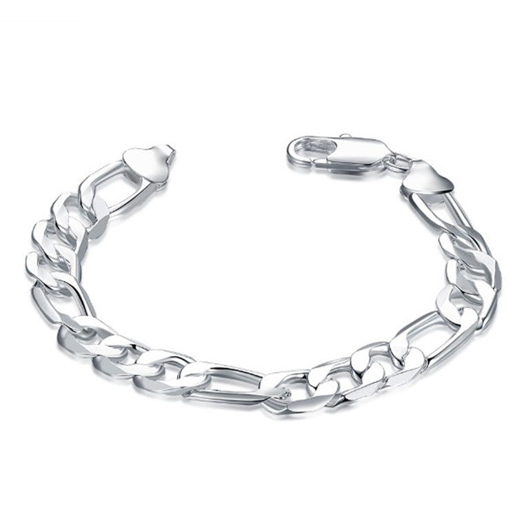 Ornament Side Flat Chain Body Three Bracelets