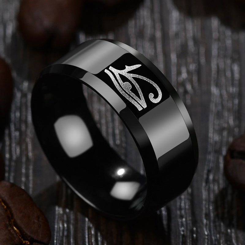 Men's Of Marking Simple Fashion Hip Hop Stainless Rings