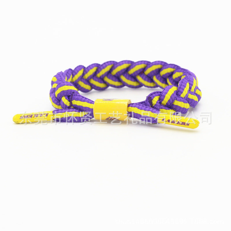 Star Shoelace Braided James Curry Kobe Durant Bracelets