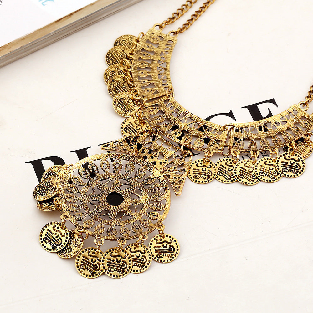 Fashion Personality Retro Eye-catching Luxury Tassel Necklaces