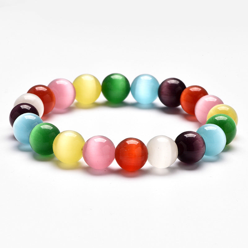 Women's Colorful Opal Fashion Mixed Color Tao Bracelet