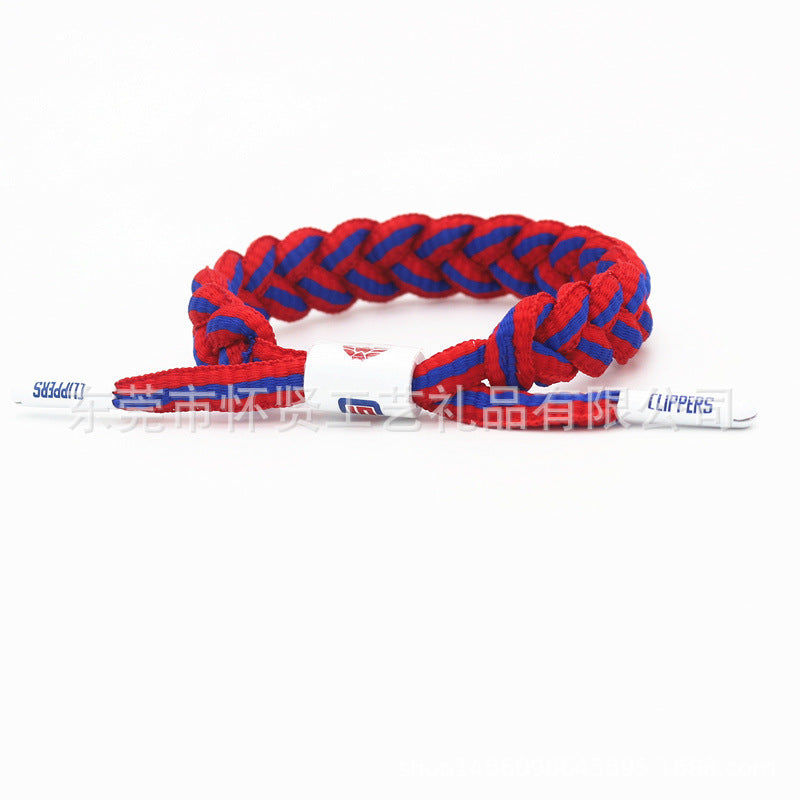 Star Shoelace Braided James Curry Kobe Durant Bracelets