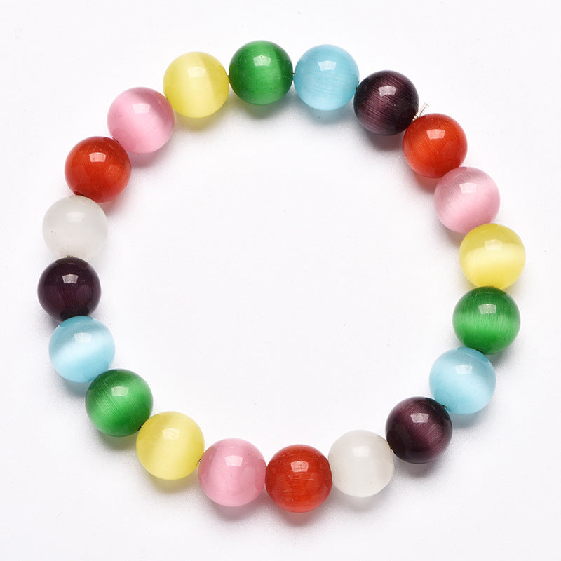 Women's Colorful Opal Fashion Mixed Color Tao Bracelet