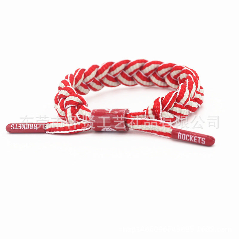 Star Shoelace Braided James Curry Kobe Durant Bracelets