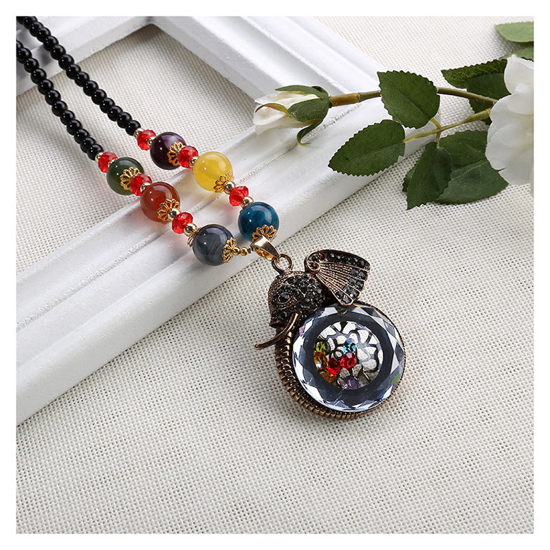 Casual Bohemian Ethnic Style Vintage Clothing Necklace
