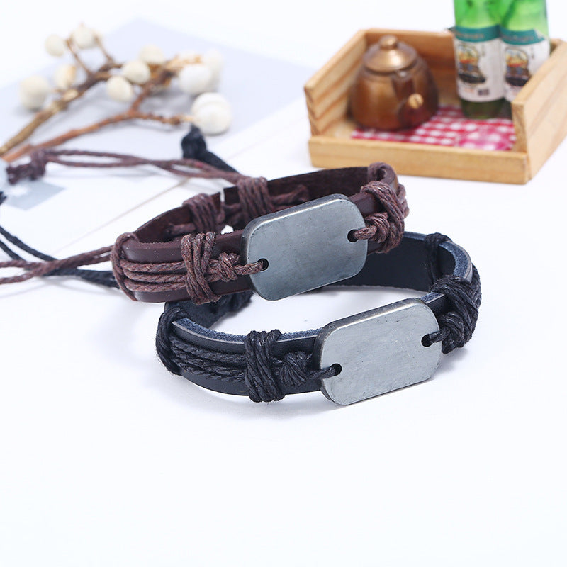 Alloy Flat Glossy Can Be Carved Carve Writing Bracelets