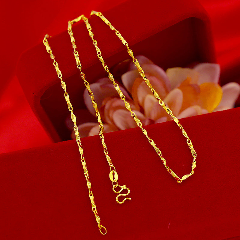 Women's Pure Copper Electroplated Clavicle Fine Fashion Necklaces