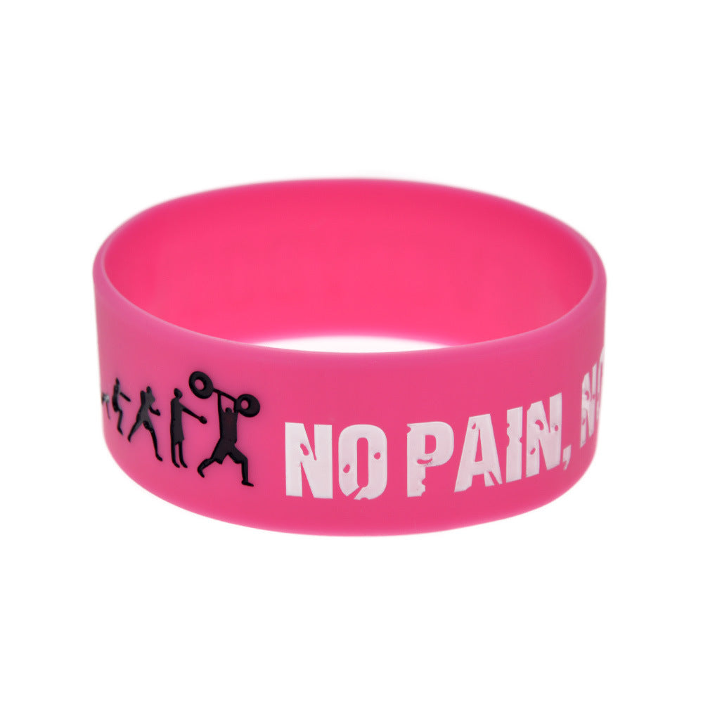 Wrist Strap For Sports Silicone Inspirational Bracelet