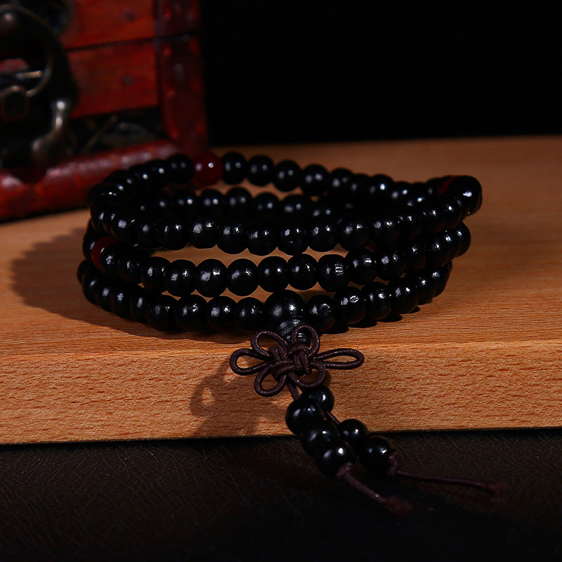 Beads Ebony Chinese Knot Wooden Prayer Bracelets