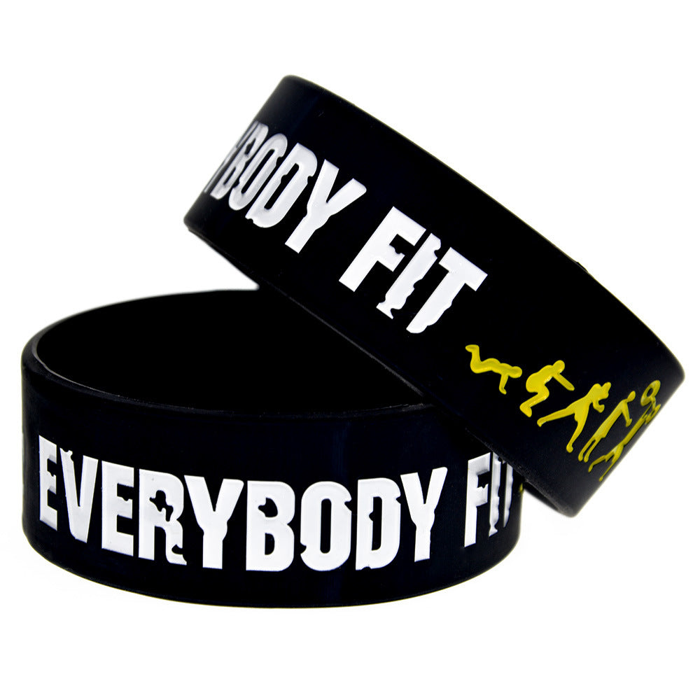 Wrist Strap For Sports Silicone Inspirational Bracelet