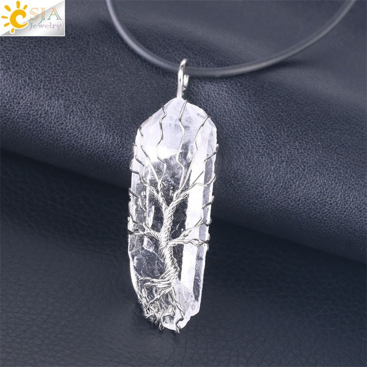 Women's White Crystal Fashion Amorphous Accessories Random Pendants