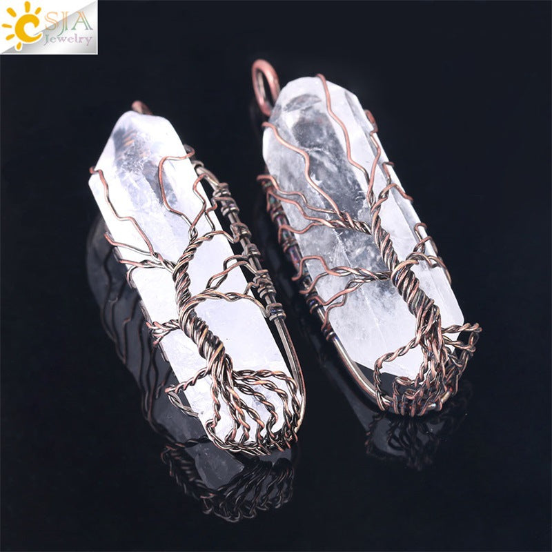 Women's White Crystal Fashion Amorphous Accessories Random Pendants